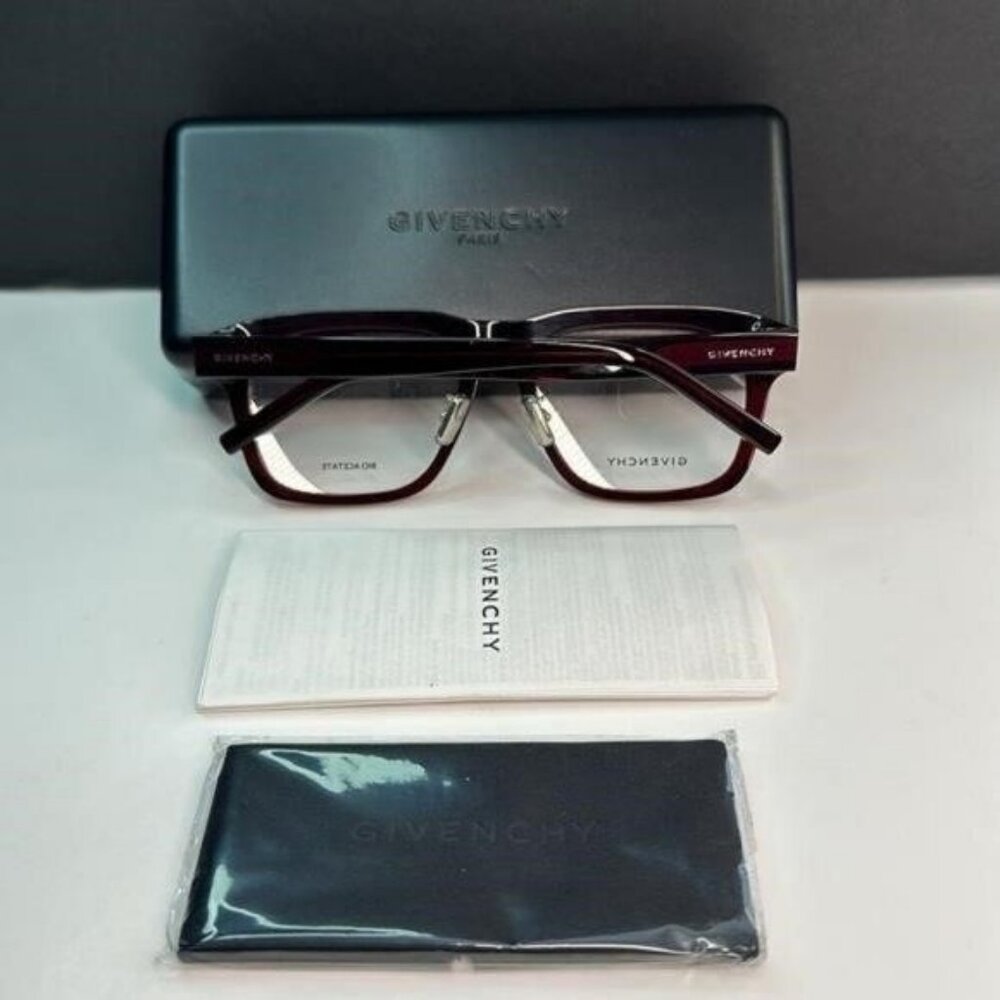 Givenchy GV50053F Shiny Bordeaux Designer Glasses for Men - Bold Style - Picture 4 of 12